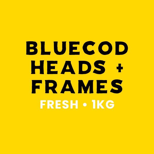 Blue Cod Heads & Frames 1KG
