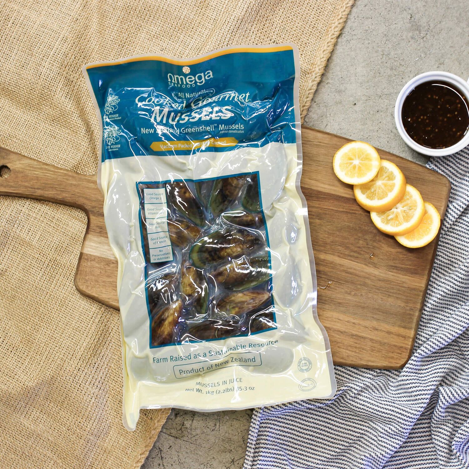 Omega Mussels 1KG