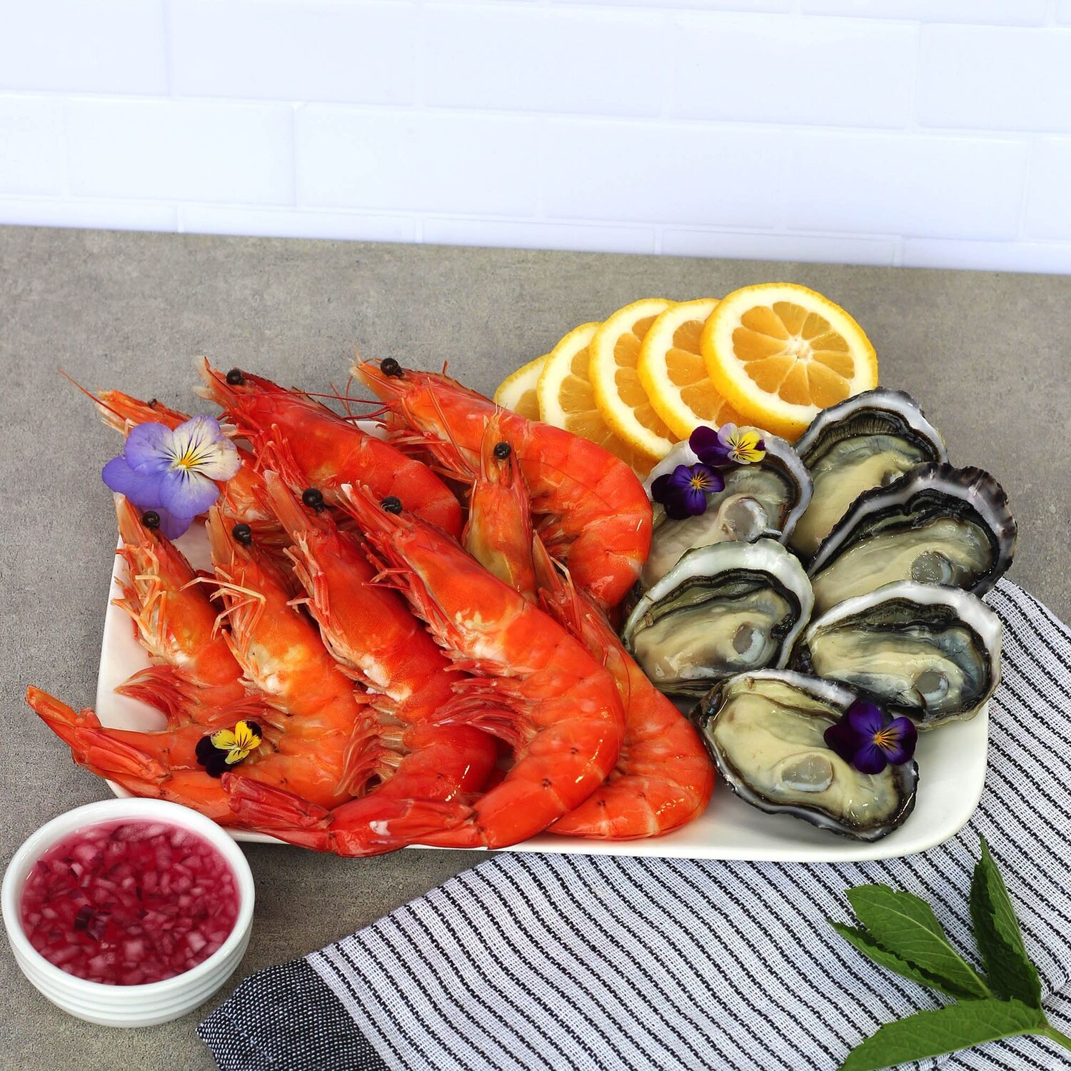 Prawn & Oyster Platter (Small)