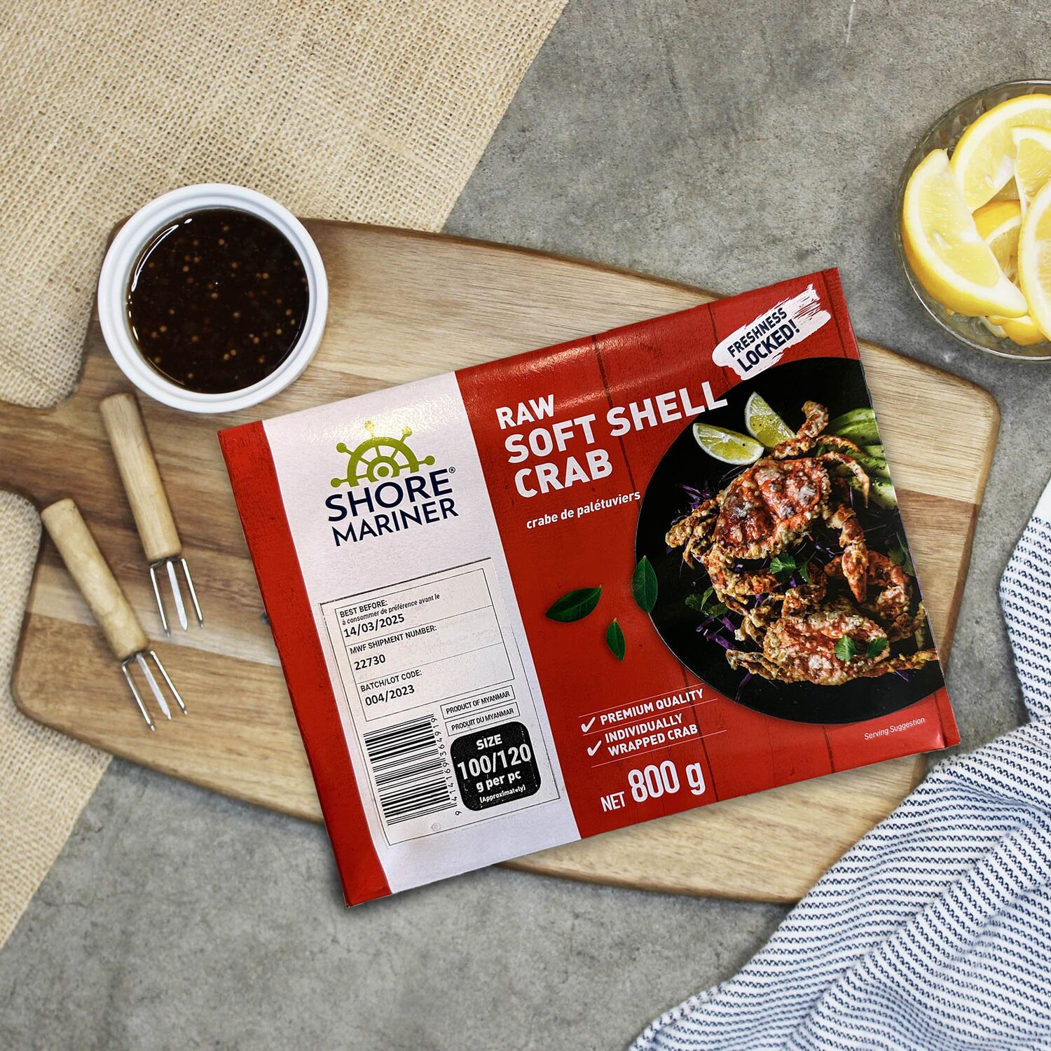 Soft Shell Crab 800g