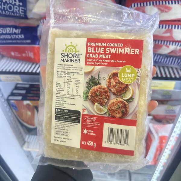 Cooked Blue Swimmer Crab Meat 450g