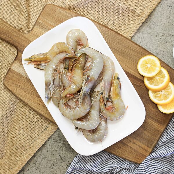 Australian Banana Prawns (Whole, Raw, Large)