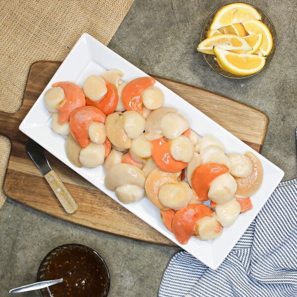 Large Scallops (Roe-On) 1KG