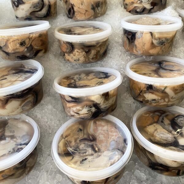 Raw Shucked Mussels
